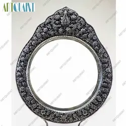 آینه شمعدان نقره عیار 84، بسیار با کیفیت و با دوام، مناسب منزل و محل کار