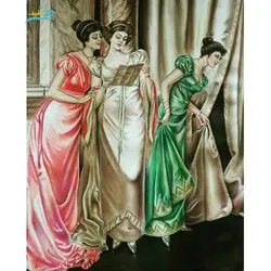 نقاشی با عنوان دیاگ پشت پرده فرانسوی، بسیار زیبا مناسب منزل و محل کار