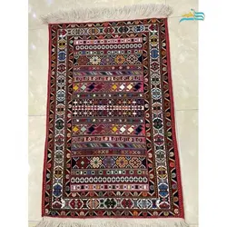 گلیم مدرن سیرجان جنس پشم کرک مرینوس با رنگ طبیعی ثابت گیاهی با کیفیت بالا