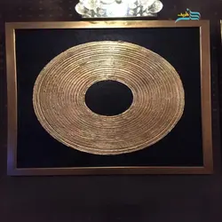 تابلو دکوراتیو ورق طلا ، بیکران ، با ساختی زیبا و شکیل، مناسب منزل و محل کار