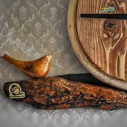 ساعت چوبی بسیار زیبا و شیک، مناسب منزل و محل کار با ضمانت
