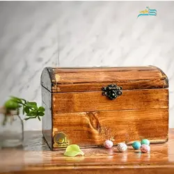 جعبه چوبی گنجشک وود مناسب برای نگهداری زیورآلات، باکس هدیه و گل آرایی