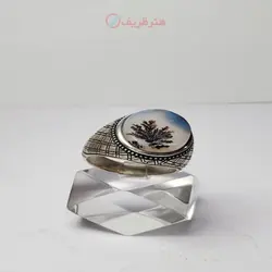 شجر تک درخت کلکسیونی رکاب نقره عیار 925