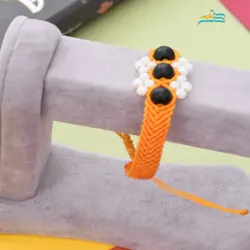 دستبند مله مروارید قابل شستشو، جنس نخ موم زده، با مقاومت بالا