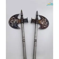 تبر نقره کوبی، تماما کار دست، مستحکم و با ماندگاری بسیار بالا