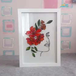 نقاشی روی شیشه و آینه و ظروف کاری خاص،  قابل شستشو و بسیار زیبا