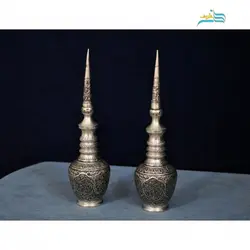 سرویس سماور و چای خوری و تنگ شاخدار با روکش کوره ای، مقاومت بالا و رنگ ثابت