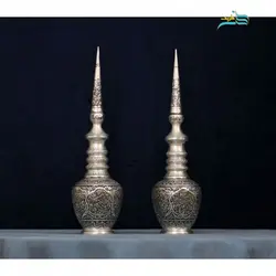 سرویس سماور و چای خوری و تنگ شاخدار با روکش کوره ای، مقاومت بالا و رنگ ثابت