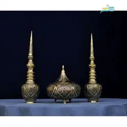 تنگ قلندری و شکلات خوری برنجی با روکش کوره ای، رنگ ثابت و کیفیت بالا