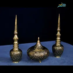 تنگ قلندری و شکلات خوری برنجی با روکش کوره ای، رنگ ثابت و کیفیت بالا