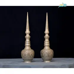 تنگ شاخدار قلم زنی اعلاء امضادار روکش کوره ای با کیفیت بالا رنگ ثابت