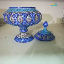 شکلات خوری میناکاری مناسب استفاده در منزل و محل کار، لعاب کاری شده و با دوام