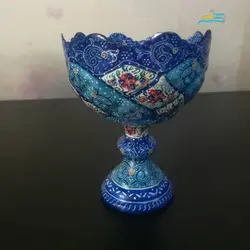 بستنی خوری میناکاری، بسیار خوش ساخت، مناسب استفاده خانگی و محل کار، با ضمانت