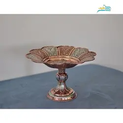 شیرینی خوری قلم زنی با رنگ اعلای ثابت و روکش کوره ای بسیار زیبای با کیفیت