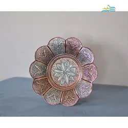 شیرینی خوری قلم زنی با رنگ اعلای ثابت و روکش کوره ای بسیار زیبای با کیفیت