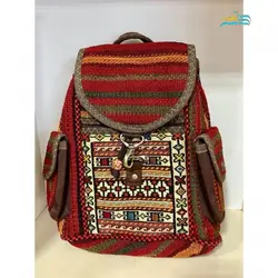 کوله کوچک تمام گلیمی دستبافت سیرجان استفاده شده از مواد درجه 1 با کیفیت