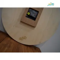 ساعت دیواری دژاوو طرح دریا، متریال مرغوب چوب روس، رزین شفاف درجه 1 با ضمانت