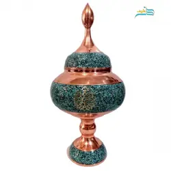 شکلات خوری فیروزه کوبی مدل ترنج نیشابور با کیفیت بالا و درجه 1 با ضمانت کالا