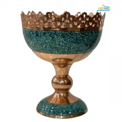 آجیل خوری فیروزه کوبی مدل شبکه بری کد ۱۰۱۶ اصل نیشابور با کیفیت بالا درجه 1