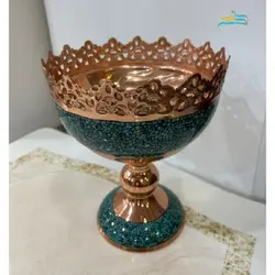 آجیل خوری فیروزه کوبی مدل شبکه بری کد ۱۰۱۶ اصل نیشابور با کیفیت بالا درجه 1
