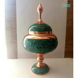 شکلات خوری فیروزه کوبی کد ۲۰۲۳ دست ساز مسی با مواد درجه 1 و با کیفیت بالا و رنگ ثابت