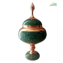 شکلات خوری فیروزه کوبی کد ۲۰۲۳ دست ساز مسی با مواد درجه 1 و با کیفیت بالا و رنگ ثابت