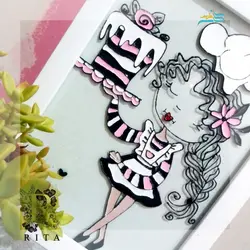 تابلو دیوار کوب ویترای دختر کیک پز