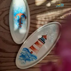 دیس سرو سرامیکی برای غذای سرد و گرم (۳ تایی)