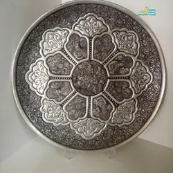 سینی دیوارکوب مسی دکوری قلمزنی دست درجه یک