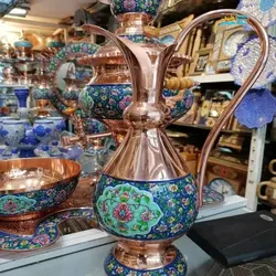 سرویس سماور مس و پرداز ورق ضخیم با روکش پلی استر