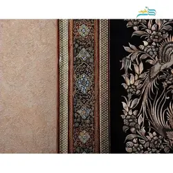 تابلو قلمزنی دست اعلاء مسی 67 در 107 سانتیمتر با قاب خاتم