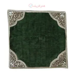 کاور کوسن سنگ دوزی روی پارچه مخمل قابل شستشو