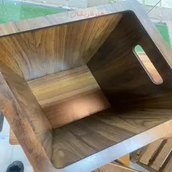 سطل و جا دستمالی mdf با ورق دوبل