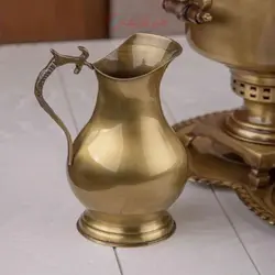سرویس سماور برنجی ٦ لیتری روکش نانو