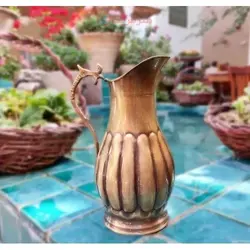 سرویس سماور قلمزنی برنجی ٣ لیتری فوق سنگین