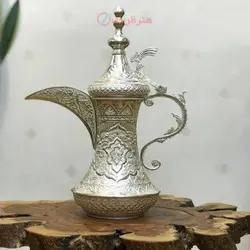 دله قلمزی مسی و‌ برنجی رنگ ثابت با پوشش کوره ای