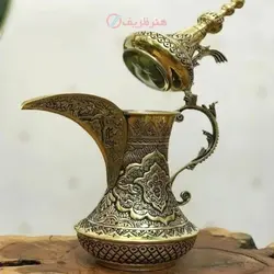 دله قلمزی مسی و‌ برنجی رنگ ثابت با پوشش کوره ای