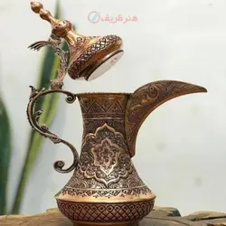 دله قلمزی مسی و‌ برنجی رنگ ثابت با پوشش کوره ای