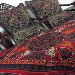 پته رومیزی پشمی دوخته شده از پشم طبیعی