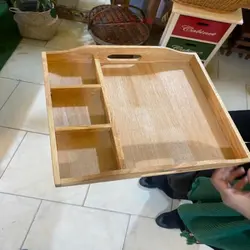 سینی پذیرایی چوبی رابروود با کیفیت