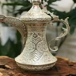 دله های عربی لوکس برنجی با روکش نقره