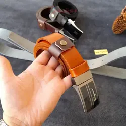 کمربند دست دوز مردانه چرمی