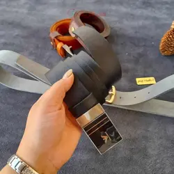 کمربند دست دوز مردانه چرمی