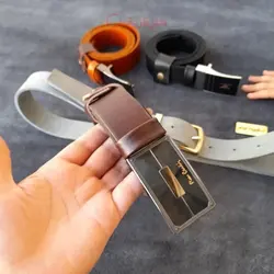کمربند دست دوز مردانه چرمی