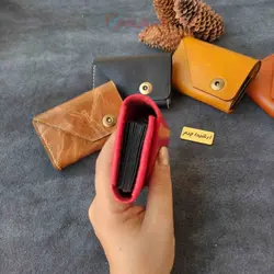جا کارتی چرمی دست دوز چرم گاوی
