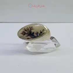 انگشتر مردانه نقره شجر تک درخت کلکسیونی دست ساز