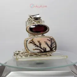 گردنبند کلکسیونی ۱۴ قیراط شجر تک درخت یمنی