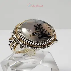 انگشتر طلا نقره مردانه شجر کلکسیونی