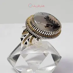 انگشتر طلا نقره مردانه شجر کلکسیونی