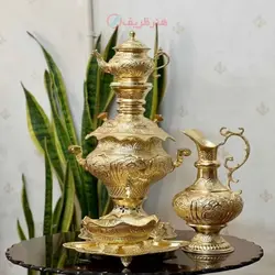 سرویس سماور زغالی و برقی 5 لیتری اعیانی